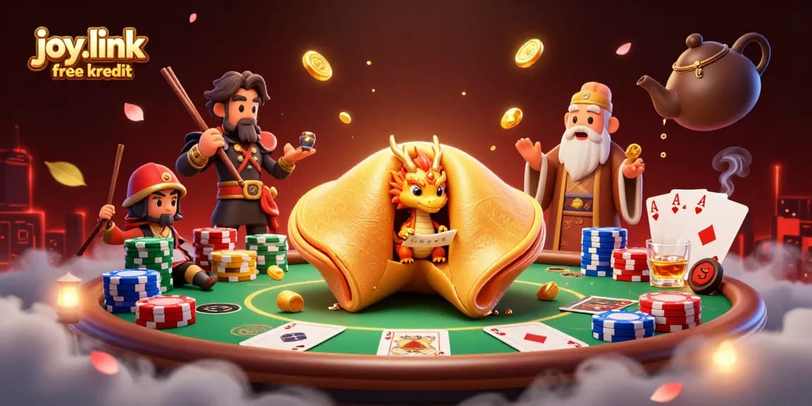 Experience thrilling gameplay with joy.link free kredit as you unlock lucky treasures in a vibrant casino scene.
