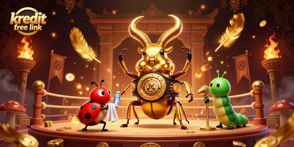 Kredit free link grants access to exclusive no deposit bonuses in a vibrant casino-themed illustration.